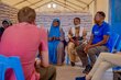 US farmers meeting with refugees at Kakuma refugee camp in April. Photo: WFP/Film Aid Kenya