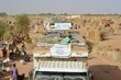 WFP trucks arrive in Tawila, Sudan. Mohamed Galal